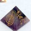 Amethyst Reiki Symbol Pyramid - Image 3