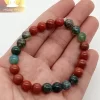 Red Jasper & Moss Agate Bracelets - Image 6