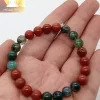Red Jasper & Moss Agate Bracelets - Image 8