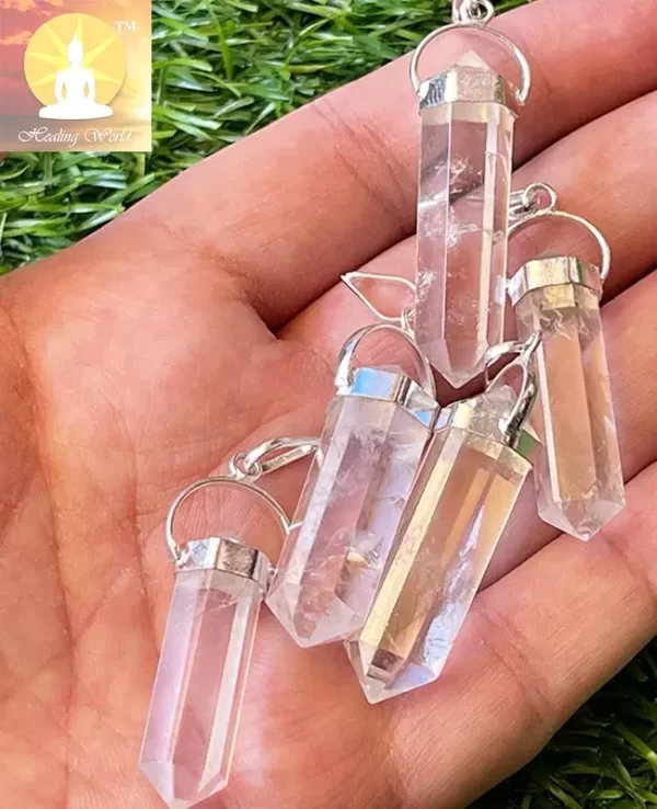 Clear Quartz Pointer Pendants - Image 5