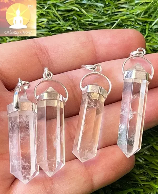 Clear Quartz Pointer Pendants - Image 6