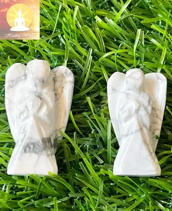 Howlite Angels 1 inch size - Image 4