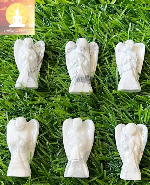 Howlite Angels 1 inch size - Image 2