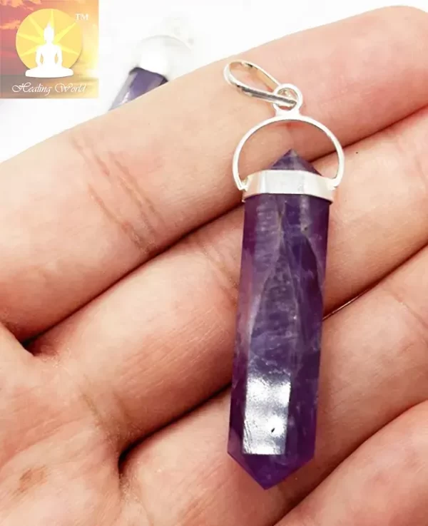 Amethyst Pointer Pendants - Image 3