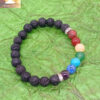 Lava Seven Chakra Bracelets - Image 3
