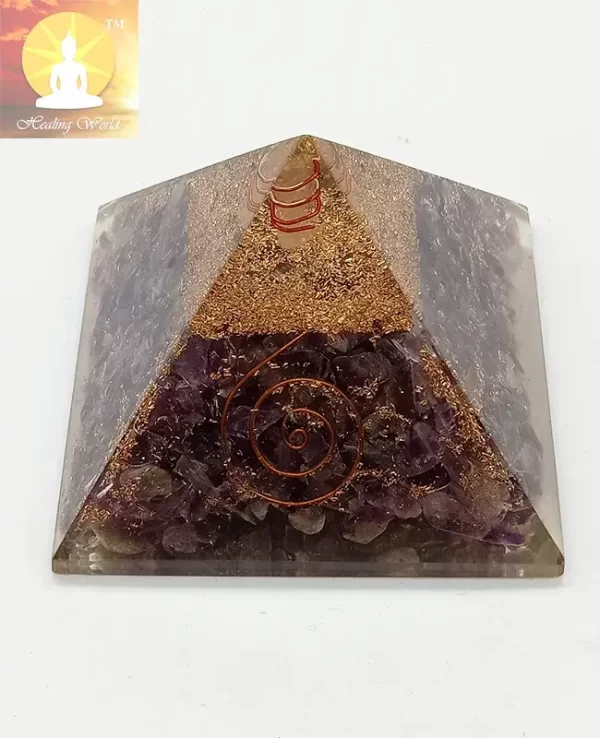 Amethyst Oragon Pyramids