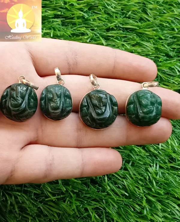 Green Aventurine Ganpati Pendants